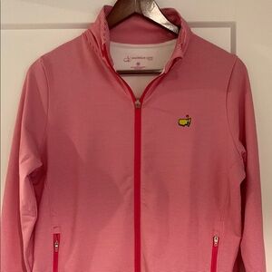 Magnolia Pink Striped Full-Zip Jacket. Purchased at The Master’s